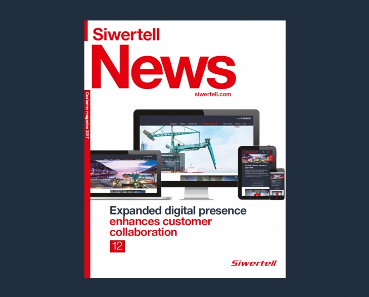 客户杂志Siwertell News 2017年第1期封面